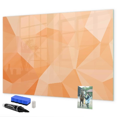 Schreib magnettafel Eine farbenfrohe Tafel zur Präsentation von Fotos
