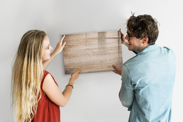 Magnettafel zum schreiben Eine stylische Tafel für Notizen und Fotos