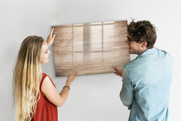 Magnettafel zum schreiben Eine stylische Tafel für Notizen und Fotos