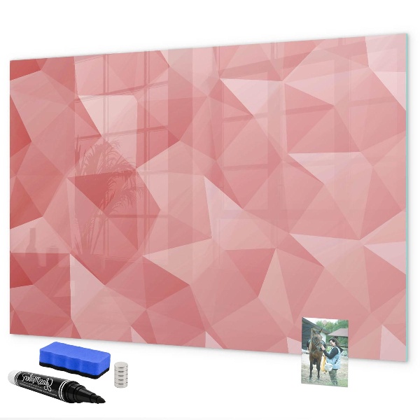 Schreib magnettafel Eine farbenfrohe Tafel für Notizen und Fotos