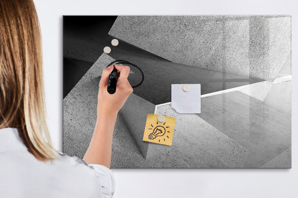 Magnettafel zum schreiben Moderne Tafel für Notizen und Fotos