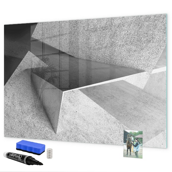 Magnettafel zum schreiben Moderne Tafel für Notizen und Fotos