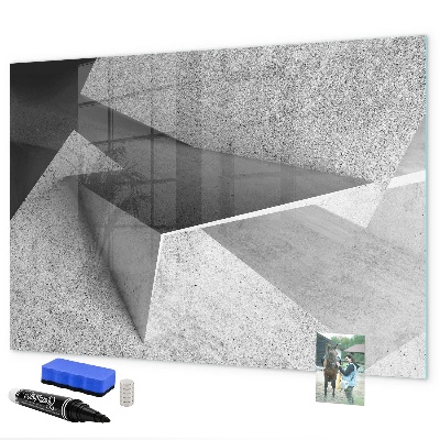 Magnettafel zum schreiben Moderne Tafel für Notizen und Fotos