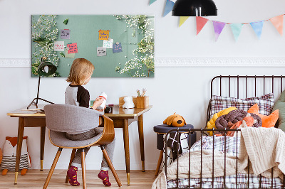 Magnettafel zum schreiben Eine stylische Tafel für Notizen und Fotos