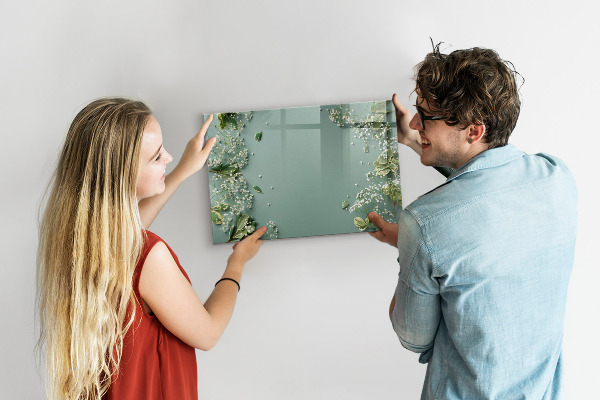 Magnettafel zum schreiben Eine stylische Tafel für Notizen und Fotos