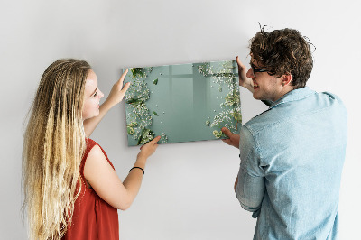 Magnettafel zum schreiben Eine stylische Tafel für Notizen und Fotos