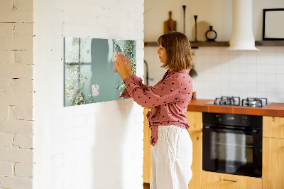 Magnettafel zum schreiben Eine stylische Tafel für Notizen und Fotos