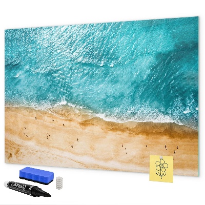 Magnettafel zum schreiben Eine stylische Tafel für Notizen und Fotos