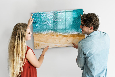 Magnettafel zum schreiben Eine stylische Tafel für Notizen und Fotos