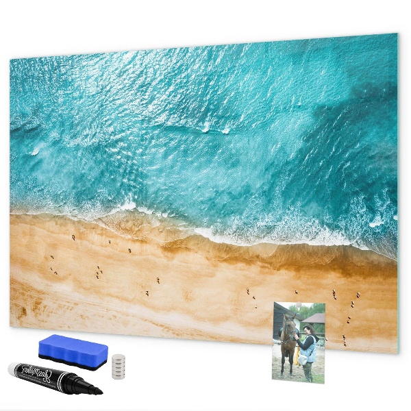 Magnettafel zum schreiben Eine stylische Tafel für Notizen und Fotos