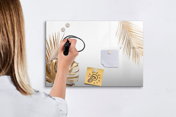 Schreib magnettafel Eine stylische Tafel für Notizen und Fotos
