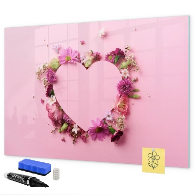 Magnettafel zum schreiben Kreative Pinnwand für Fotos und Notizen
