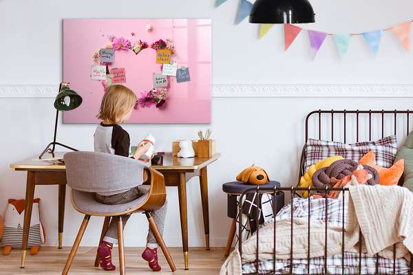 Magnettafel zum schreiben Kreative Pinnwand für Fotos und Notizen