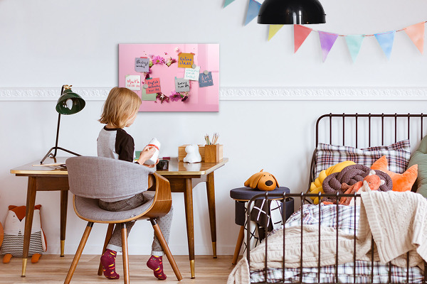Magnettafel zum schreiben Kreative Pinnwand für Fotos und Notizen