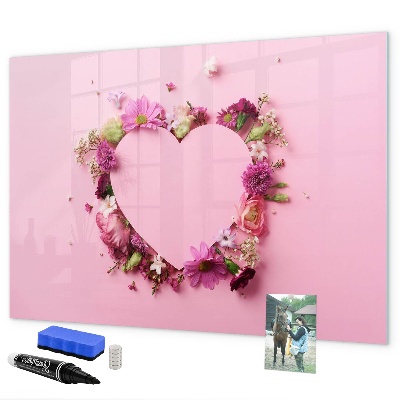Magnettafel zum schreiben Kreative Pinnwand für Fotos und Notizen