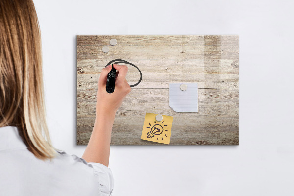 Magnettafel zum schreiben Eine stylische Tafel für Notizen und Fotos