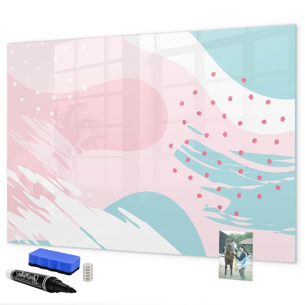 Magnettafel zum schreiben Kreative Pinnwand für Fotos und Notizen
