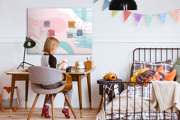 Magnettafel zum schreiben Kreative Pinnwand für Fotos und Notizen