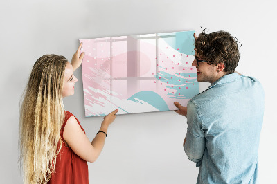 Magnettafel zum schreiben Kreative Pinnwand für Fotos und Notizen