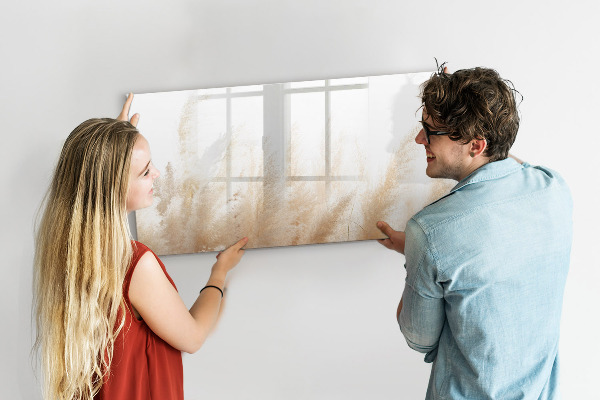 Magnettafel zum schreiben Moderne Pinnwand für Fotos und Notizen