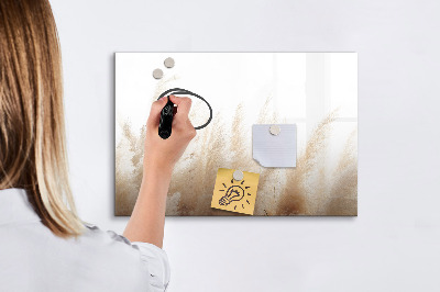 Magnettafel zum schreiben Moderne Pinnwand für Fotos und Notizen
