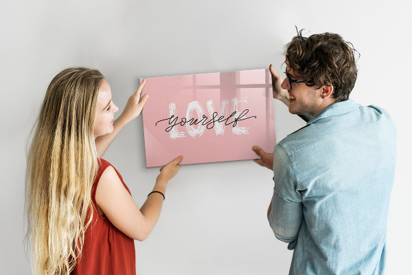 Schreib magnettafel Liebe in Fotos und Erinnerungen