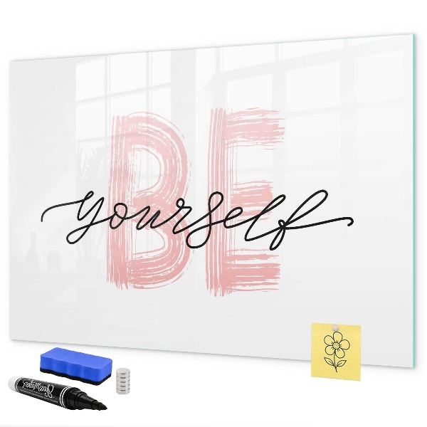 Magnettafel zum schreiben Ein inspirierender Ort für Erinnerungen und Fotos