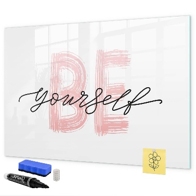 Magnettafel zum schreiben Ein inspirierender Ort für Erinnerungen und Fotos
