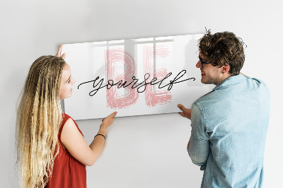 Magnettafel zum schreiben Ein inspirierender Ort für Erinnerungen und Fotos