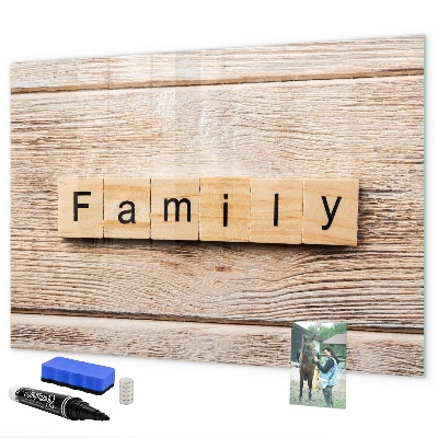 Schreib magnettafel Ein Set zur Präsentation von Fotos an der Wand