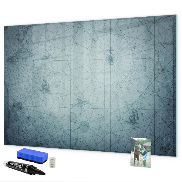 Schreib magnettafel Eine stylische Tafel für Notizen und Fotos