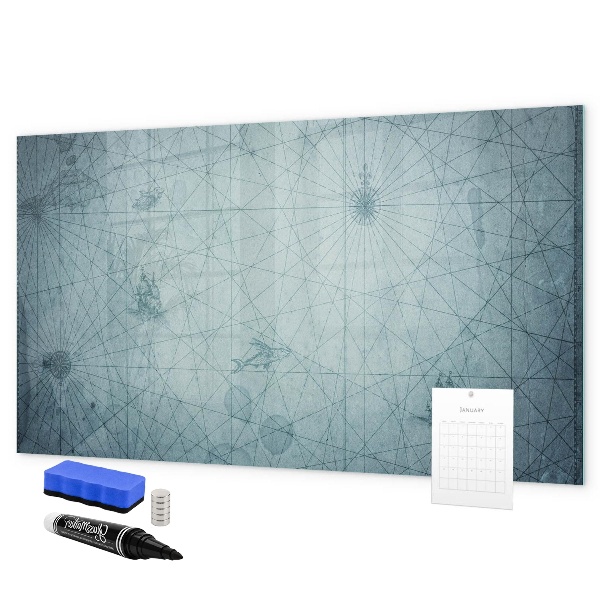 Schreib magnettafel Eine stylische Tafel für Notizen und Fotos
