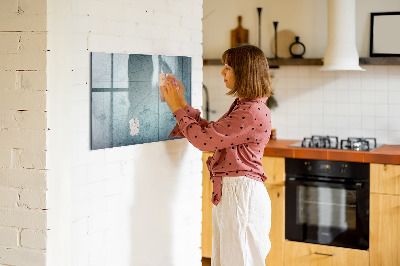 Schreib magnettafel Eine stylische Tafel für Notizen und Fotos