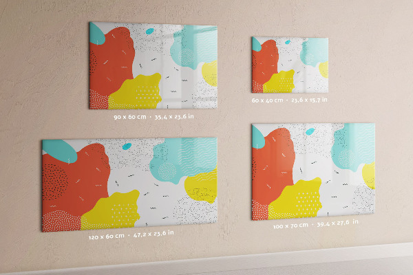 Magnettafel zum schreiben Kreative Pinnwand für Fotos und Notizen