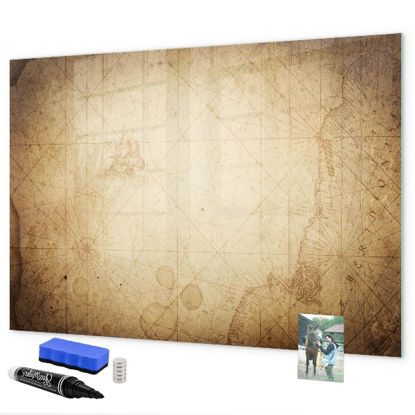 Magnettafel zum schreiben Notiztafel mit Fotos und Zubehör