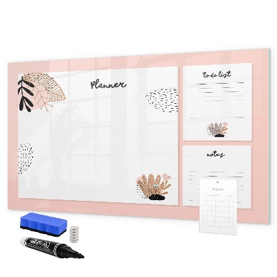 Schreib magnettafel Planer mit Platz für Fotos