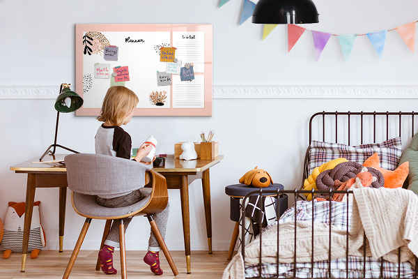 Schreib magnettafel Planer mit Platz für Fotos