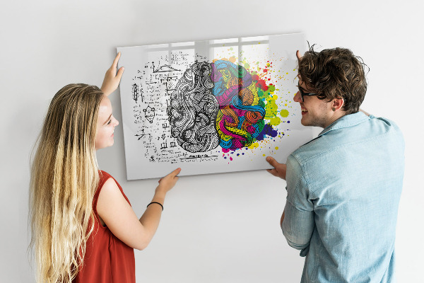 Magnettafel zum schreiben Ein kreativer Raum für Erinnerungen und Ideen