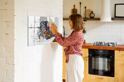 Magnettafel zum schreiben Ein kreativer Raum für Erinnerungen und Ideen