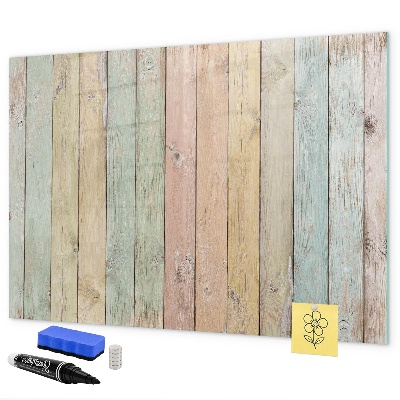 Magnettafel zum schreiben Eine farbenfrohe Tafel für Fotos und Notizen