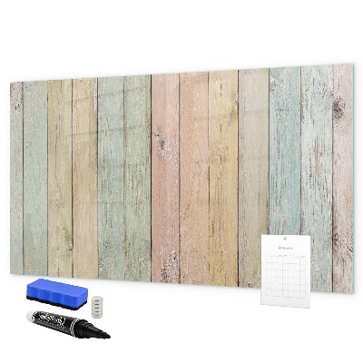 Magnettafel zum schreiben Eine farbenfrohe Tafel für Fotos und Notizen