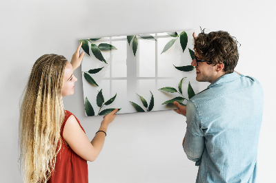 Schreib magnettafel Stilvolle Memotafel mit Pflanzen