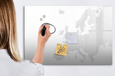 Magnettafel zum schreiben Interaktives Poster für Fotos und Notizen
