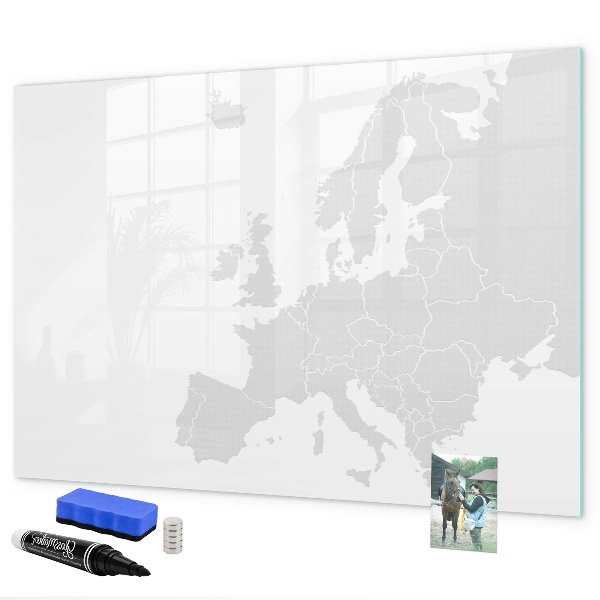 Magnettafel zum schreiben Interaktives Poster für Fotos und Notizen