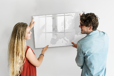 Magnettafel zum schreiben Interaktives Poster für Fotos und Notizen