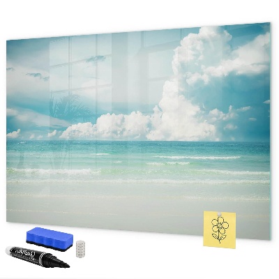 Schreib magnettafel Magnettafel mit Fotos vom Meer