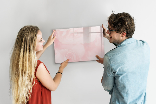 Schreib magnettafel Eine Tafel zur Präsentation von Erinnerungen und Fotos