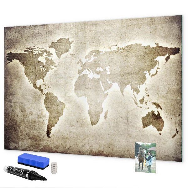 Magnettafel zum schreiben Erinnerungskarte mit persönlichen Fotos