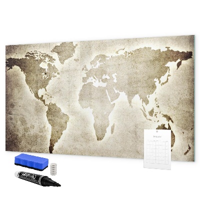 Magnettafel zum schreiben Erinnerungskarte mit persönlichen Fotos
