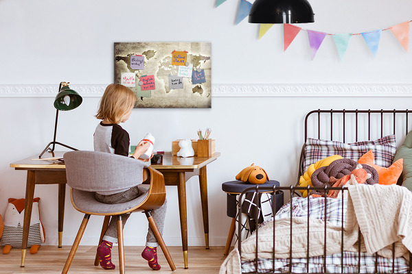 Magnettafel zum schreiben Erinnerungskarte mit persönlichen Fotos